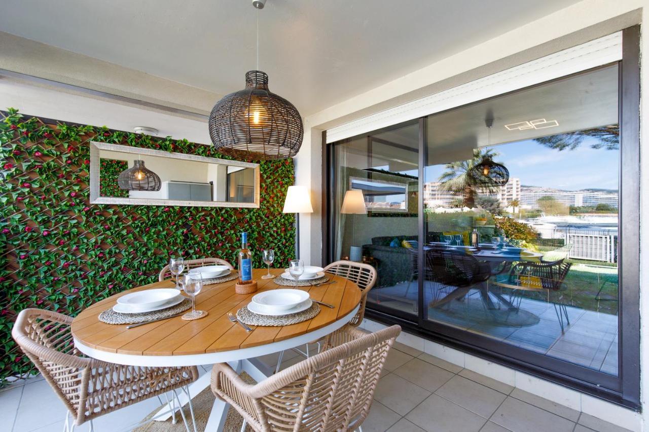 Luxury 3 Piece Garden Apartment In Cannes Marina Mandelieu Exteriör bild